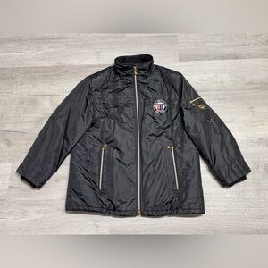 MCM 2006 Winter Jacket 
Alpina Patch Black Monogram Jacket